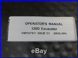 John Deere 120D Excavator Operator's Manual OMT237811 Issue C3