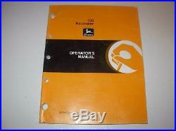 John Deere 120 Excavator Operation/Tests & Operator's Manuals, 2 vol