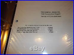 John Deere 120 Excavator Technical Service Shop Repair Manual Book Tm1660