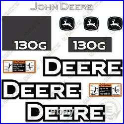 John Deere 130G Decal Kit Mini Excavator Equipment Decals 7 YEAR 3M Vinyl