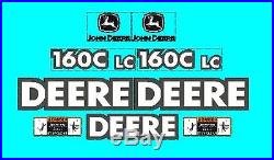John Deere 160CLC decals
