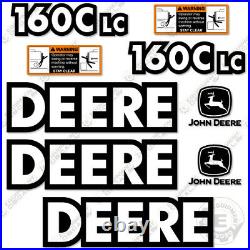 John Deere 160C LC Decal Kit Hydraulic Excavator Equipment Decals 160CLC