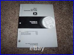 John Deere 160LC Excavator Operation & Test Shop Repair Technical Manual TM1661