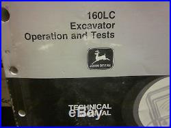 John Deere 160LC Excavator Operation & Tests Technical Manual Date 1999