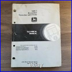John Deere 160LC Excavator Operation and Tests Technical Manual TM1661