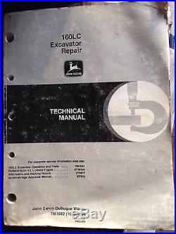 John Deere 160LC Excavator Repair Technical Manual
