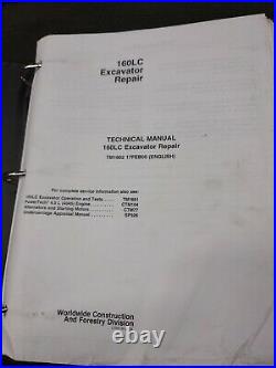 John Deere 160LC Excavator Technical Manual Part # 1662
