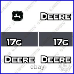 John Deere 17G Decal Kit Mini Excavator Equipment Decals 17 G