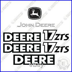 John Deere 17 ZTS Mini Excavator Decals Equipment Decals 17-ZTS