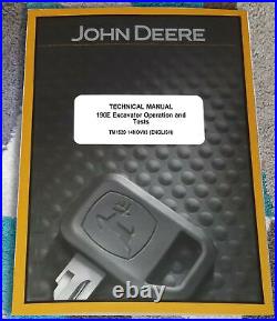 John Deere 190E Excavator Operation and Test Service Repair Manual TM1539