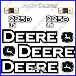 John Deere 225D LC Decal Kit Hydraulic Excavator Equipment Decals 225 D LC