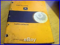 John Deere 230LC Excavator Parts Manual Catalog Book PC2620
