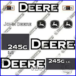 John Deere 245G LC Decal Kit Excavator Equipment Decals 245GLC