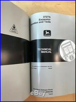 John Deere 27ZTS Excavator Operation & Tests and Repair Manuals