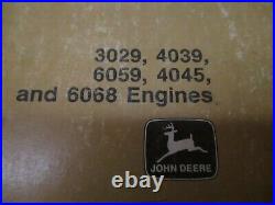 John Deere 3029 4039 6059 4045 6068 Engine Component Tech Man CTM-8 (04NOV92) Z5