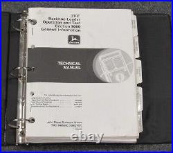 John Deere 310E Backhoe Loader Operation & Test Manual Set Complete TM1648