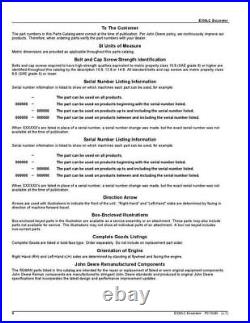 John Deere 330lc Excavator Parts Catalog Manual