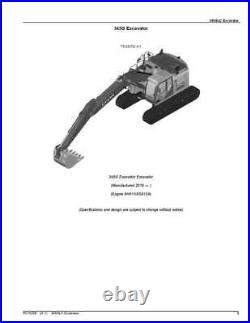 John Deere 345glc Excavator Parts Catalog Manual