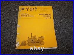 John Deere 350B Crawler Loader Owner Operator Maintenance Manual Guide OM-T32059