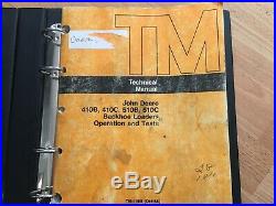 John Deere 410B 410C 510B 510C Backhoe Loaders technical operation test manual