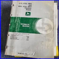 John Deere 4560 4760 4960 4555 4755 4955 Tractor Repair Technical Manual TM1460