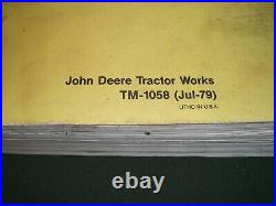 John Deere 4630 Tractor Technical Service Shop Repair Manual Book Tm1058