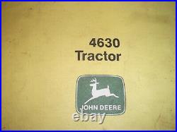 John Deere 4630 Tractor Technical Service Shop Repair Manual Book Tm1058