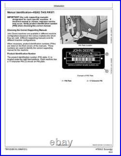 John Deere 470glc Excavator Operation Test Service Manual