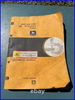 John Deere 490D & 590D Excavators Repair Technical Manual