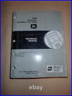 John Deere 490E Excavator Operation & Test Technical Manual TM1504