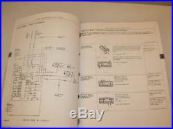 John Deere 490E Excavator Repair & Operation Tests Manuals 2 vol set + brochure