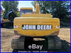 John Deere 490E Hydraulic Excavator 4045T Turbo Diesel Heated Cab 32 Bucket