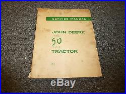 John Deere 50 Series Tractor Technical Repair Service Manual SM2010