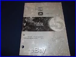 John Deere 50zts Excavator Technical Service Repair Shop Book Manual Tm-1818