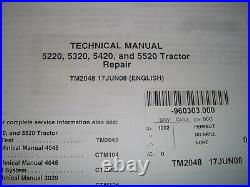 John Deere 5220 5320 5420 5520 Tractor Technical Service Repair Manual Tm2048