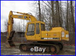 John Deere 590D Hydraulic Excavator Heated Cab Hyd Thumb 36 Bucket bidadoo