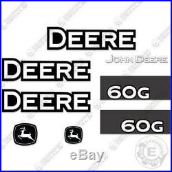 John Deere 60G Decal Kit Mini Excavator Equipment Decals 60-G 60 G Sticker Set