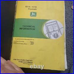 John Deere 6405 6605 Tractor Shop Service Repair Technical Manual TM4578 TM4576