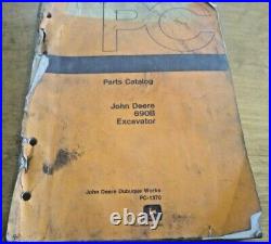John Deere 690B Excavator Parts Manual Catalog List Book JD PC1370