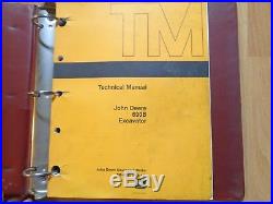 John Deere 690B excavator factory technical service manual OEM TM1093