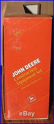 John Deere 690DLC Excavator 310D Backhoe Dozer 1/64 Ertl Toy Construction Set