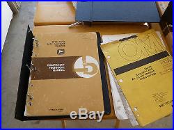 John Deere 690DR Excavator TM, OM, PC, and 2 engine manuals. 5 Vol Set