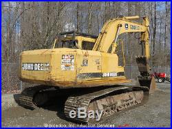 John Deere 690E LC Hydraulic Excavator Hyd Thumb 140HP 2-Spd Cab bidadoo