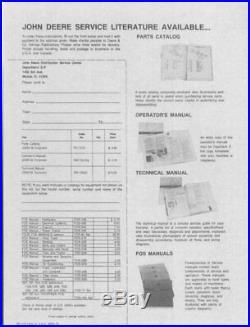 John Deere 690b Excavator Operators Manual