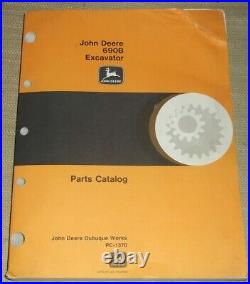 John Deere 690b Excavator Parts Manual Book Catalog Pc-1370