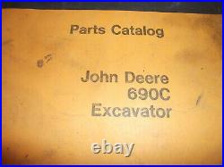 John Deere 690c Excavator Parts Manual Book Catalog Pc-1979