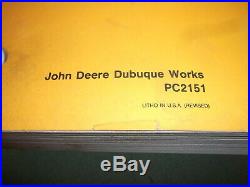 John Deere 690d Excavator 693d Feller Buncher 690dr Parts Manual Book Pc-2151