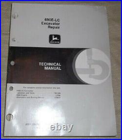 John Deere 690e-lc Excavator Technical Service Shop Repair Manual Tm1509 Oem