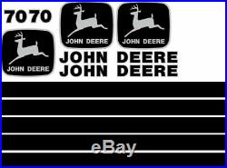 John Deere 70 Excavator Decal Set with Stripes JD Decals