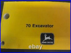 John Deere 70 Excavator Parts Catalog Manual PC2095
